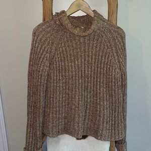 J Crew Cable Knit Fisherman’s Sweater Turtle Neck